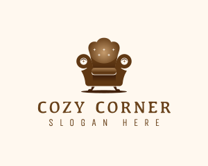 Armchair - Seat Armchair Furniture logo design