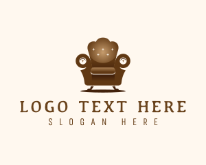 Home Staging - Seat Armchair Furniture logo design