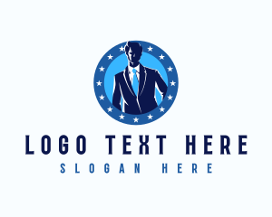 Custom Apparel - Professional Suit Tie logo design