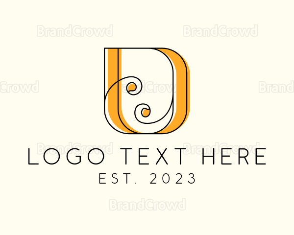 Ornate Elegant Decoration Logo