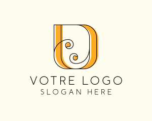 Ornate Elegant Decoration Logo