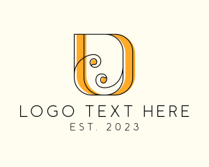 Retro - Ornate Elegant Decoration logo design