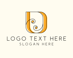 Ornate Elegant Decoration Logo