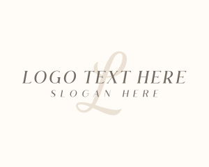 Lettermark - Elegant Feminine Beauty logo design