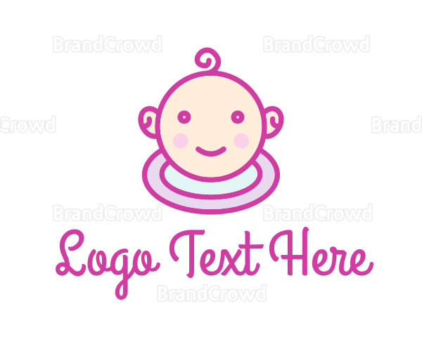 Cute Infant Care Logo