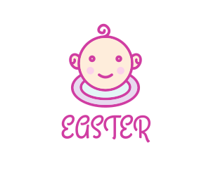 Maternity - Cute Infant Care logo design