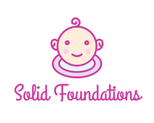 Baby Boutique - Cute Infant Care logo design