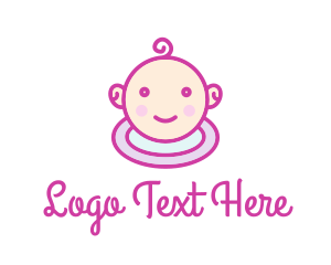 Cute Infant Care Logo