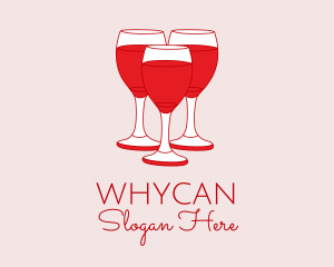 Red Wine Cocktail  Logo