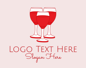 Red Wine Cocktail  Logo