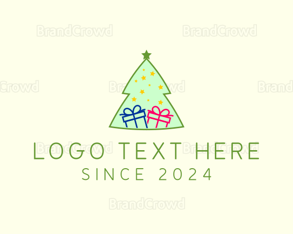 Christmas Tree Gift Logo