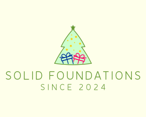 Celebration - Christmas Tree Gift logo design