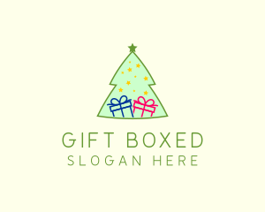 Christmas Holiday Gift  logo design