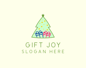 Christmas Holiday Gift  logo design