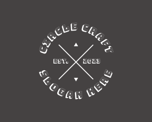 Hipster Clothing Apparel logo design