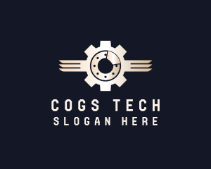 Industrial Cog Disc Brake  logo design