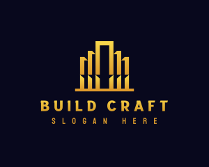 Realty Building Construction logo design