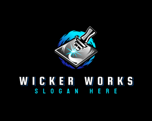 Laser Industrial Engraving logo design