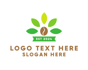 Espresso - Organic Coffee Plant logo design