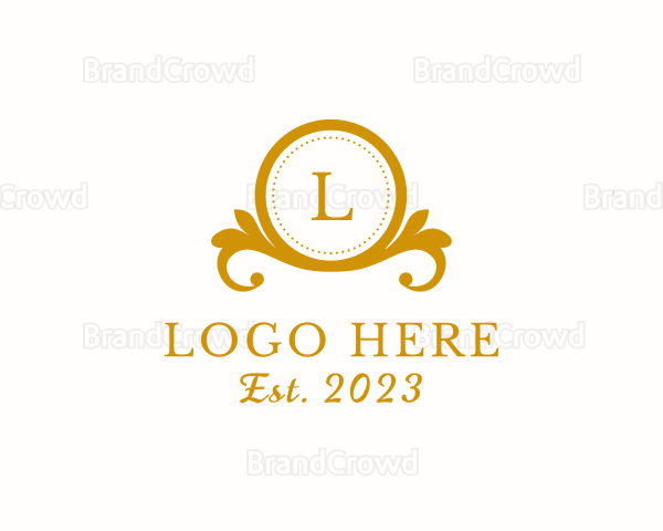Hotel Ornate Frame Logo