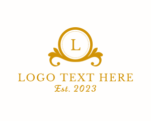 Lettermark - Hotel Ornate Frame logo design