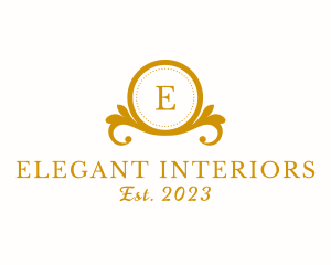 Hotel Ornate Frame logo design