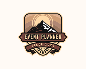 Adventure - Mountain Trekking Adventure logo design