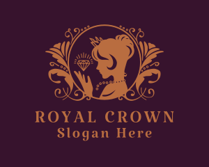 Princess - Royal Princess Diamond Emblem logo design