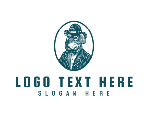 Dapper Dog Grooming logo design