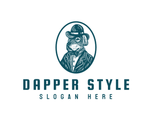 Dapper Dog Grooming logo design