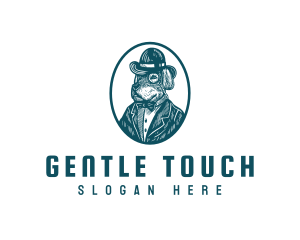 Dapper Dog Grooming logo design