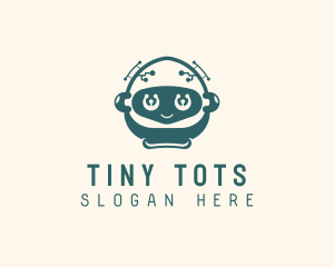 Toddler - Robot Toddler Tech App logo design