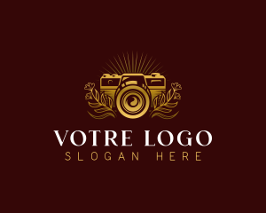 Photo - Camera Shutter Lens logo design