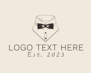 Retail - Standup Collar Bow Tie logo design