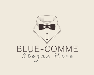 Standup Collar Bow Tie Logo