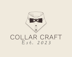 Collar - Standup Collar Bow Tie logo design