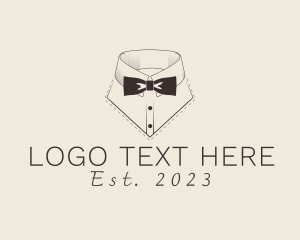 Butler - Standup Collar Bow Tie logo design