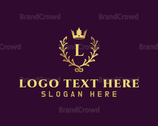 Premium Wreath Crown Logo