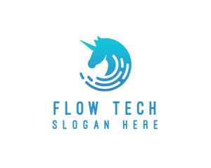 Tech Unicorn logo design