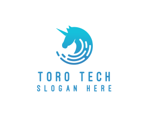 Tech Unicorn logo design