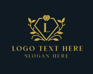 Gold - Luxury Diamond Jewelry logo design