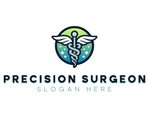 Surgeon - Hospital Caduceus Pharmacy logo design