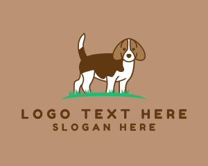 Hound - Beagle Hound Pet logo design