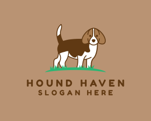 Beagle Hound Pet logo design