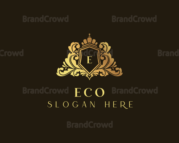 Royalty Shield Crown Logo