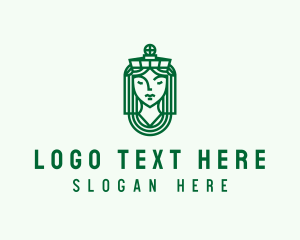 Ethnic - Ancient Tribe Statue logo design