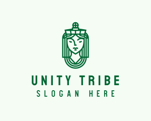 Tribe - Ancient Tribe Statue logo design