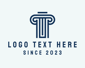 Lawyer - Professional Legal Pillar logo design