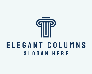 Professional Legal Pillar  logo design