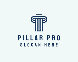 Professional Legal Pillar  logo design